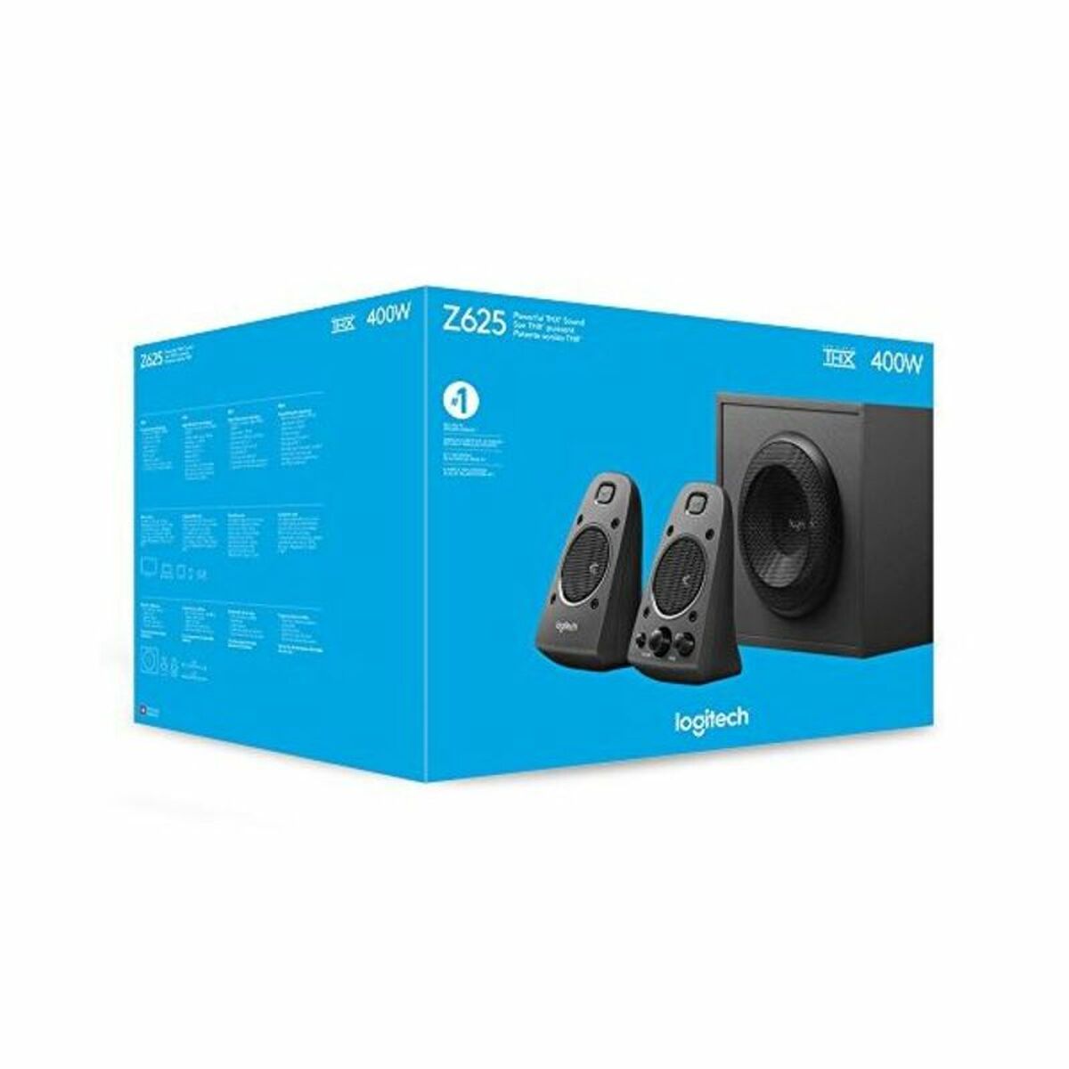 Gaming Speakers Logitech 980 - 001256 2.1 Black 200W - Partij stunter