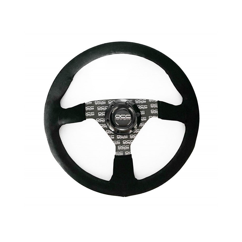 Racing Steering Wheel OCC Motorsport OCCVOL015 Black Leather Ø 35 cm - Partij stunter