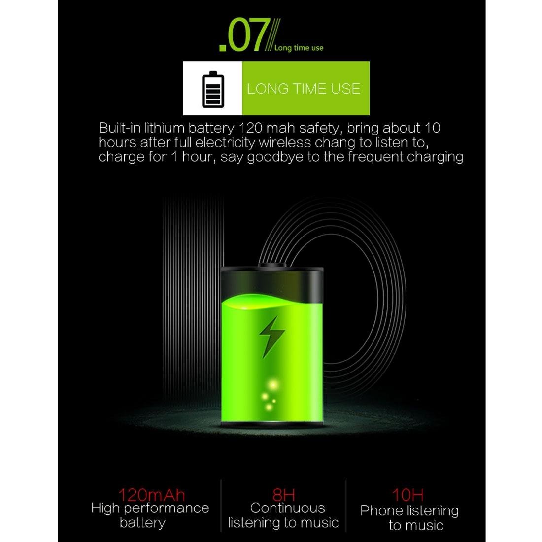NNEDSZ Wireless Bluetooth In - Ear Headset With Magnetic Switch & Indicator Light - Green - Partij stunter