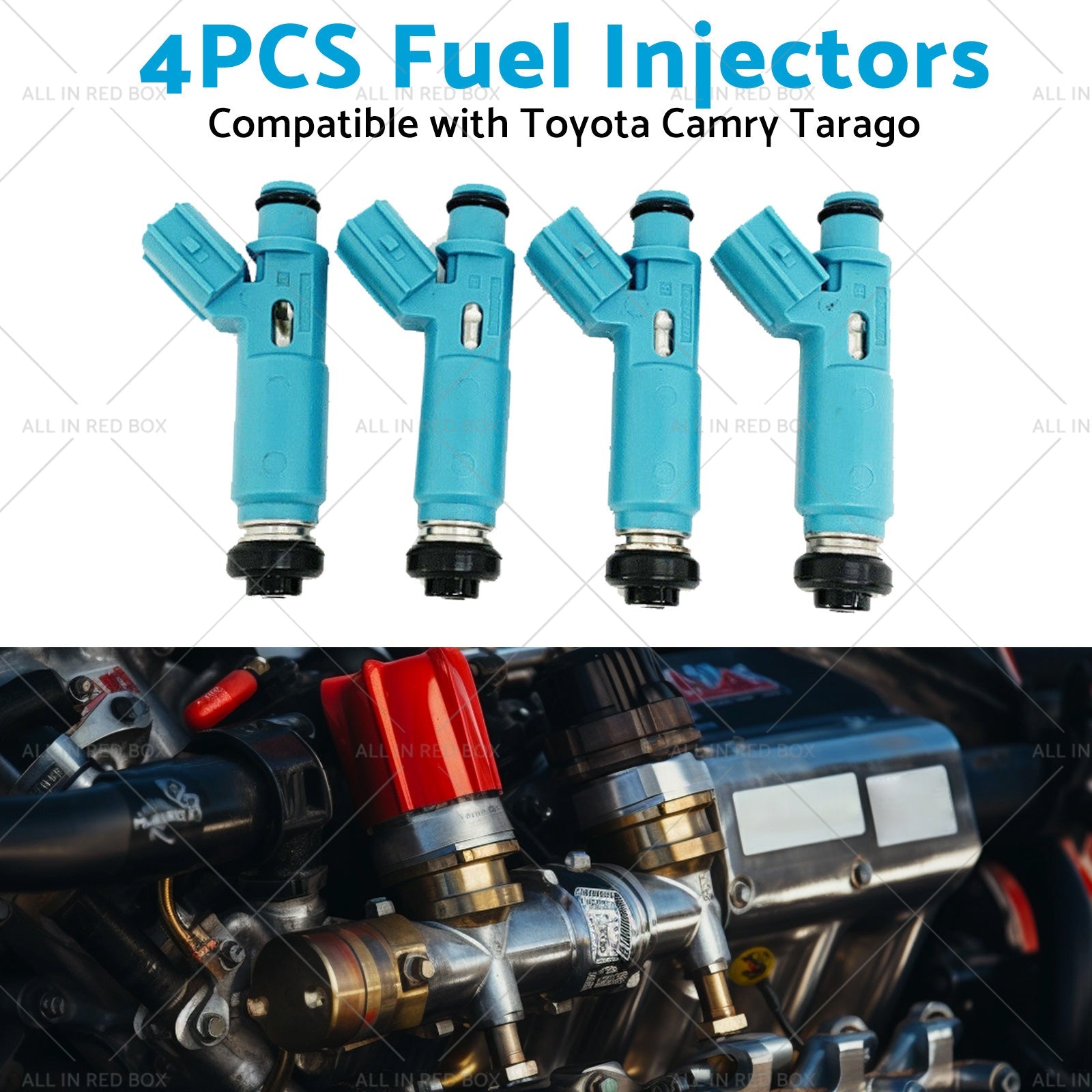 4PCS Fuel Injectors Suitable for Toyota Camry Tarago Avensis Verso 2AZ - FE 00 - 11 - Partij stunter