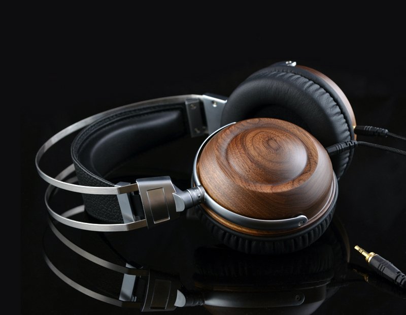 DIY 50mm Wood HIFI Headphones - Partij stunter