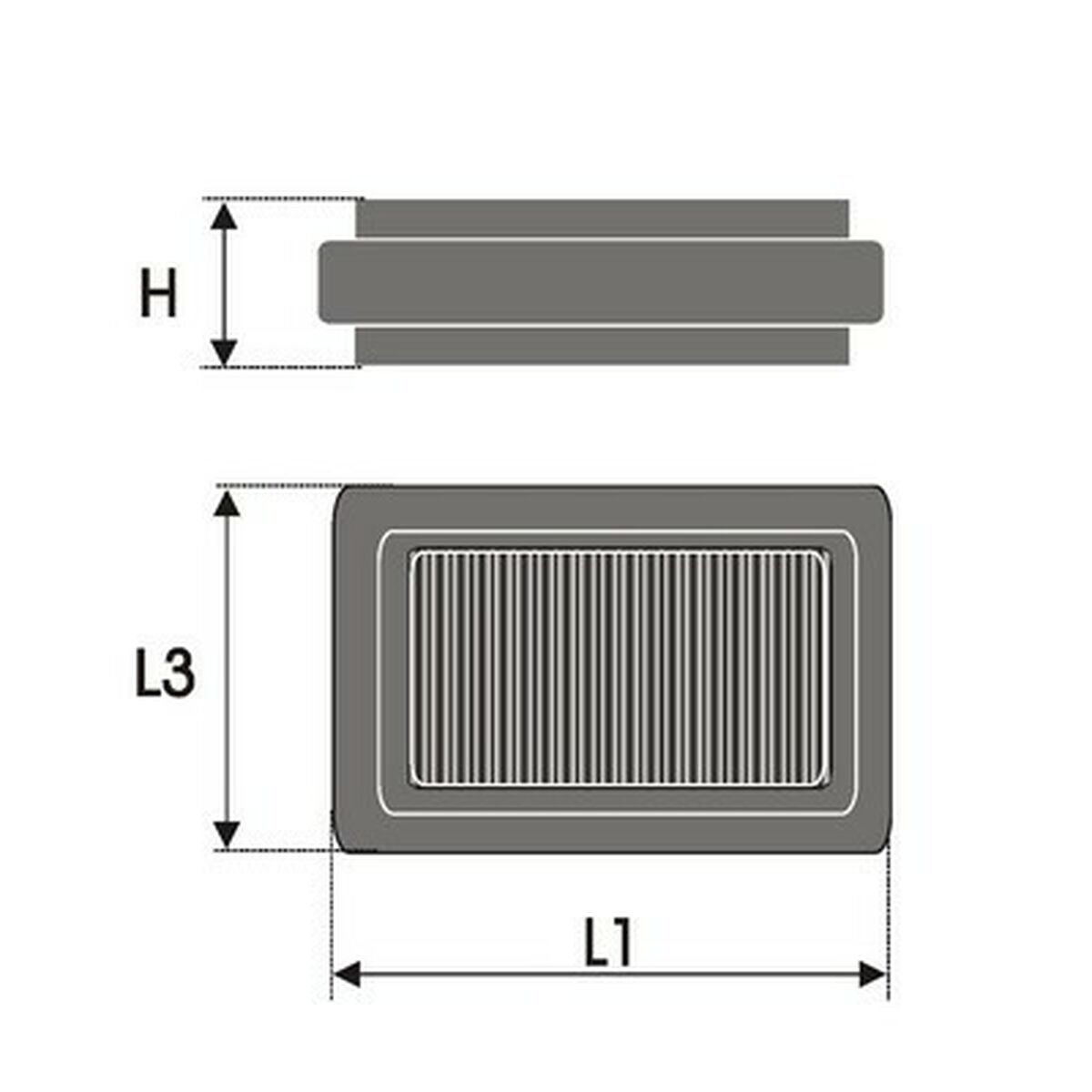 Air filter Green Filters P567293 - Partij stunter
