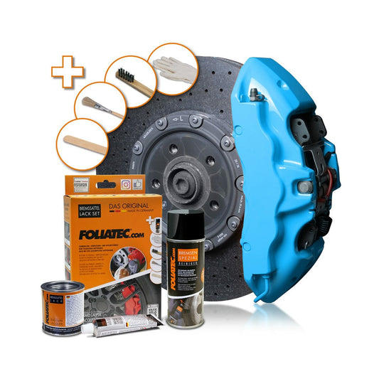 Painting set Foliatec 2178 Brake Calipers Sky blue 3 Pieces - Partij stunter