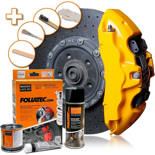 Painting set Foliatec FO2195 Brake Calipers Yellow - Partij stunter