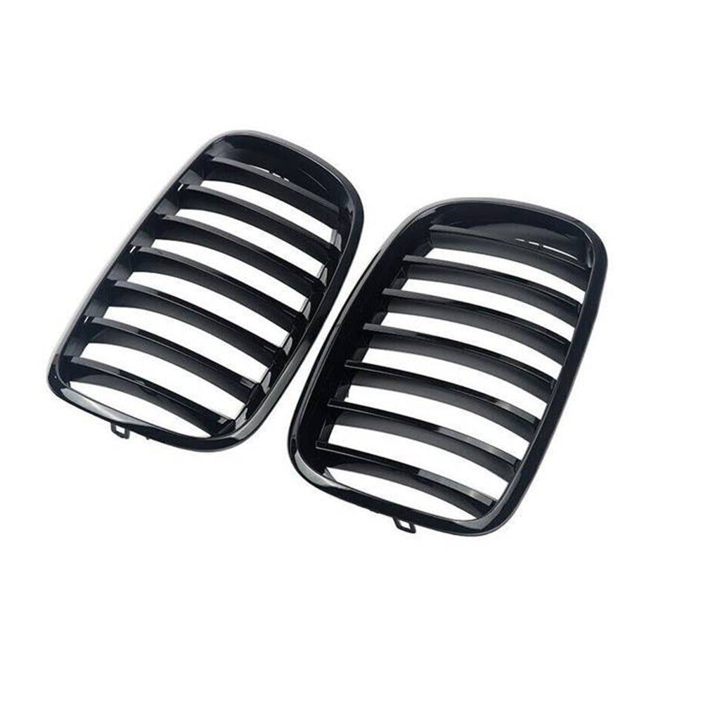 Front Bumper Kidney Grill Grille Gloss Suitable For BMW E70 X5 E71 X6 2007 - 2013 - Partij stunter