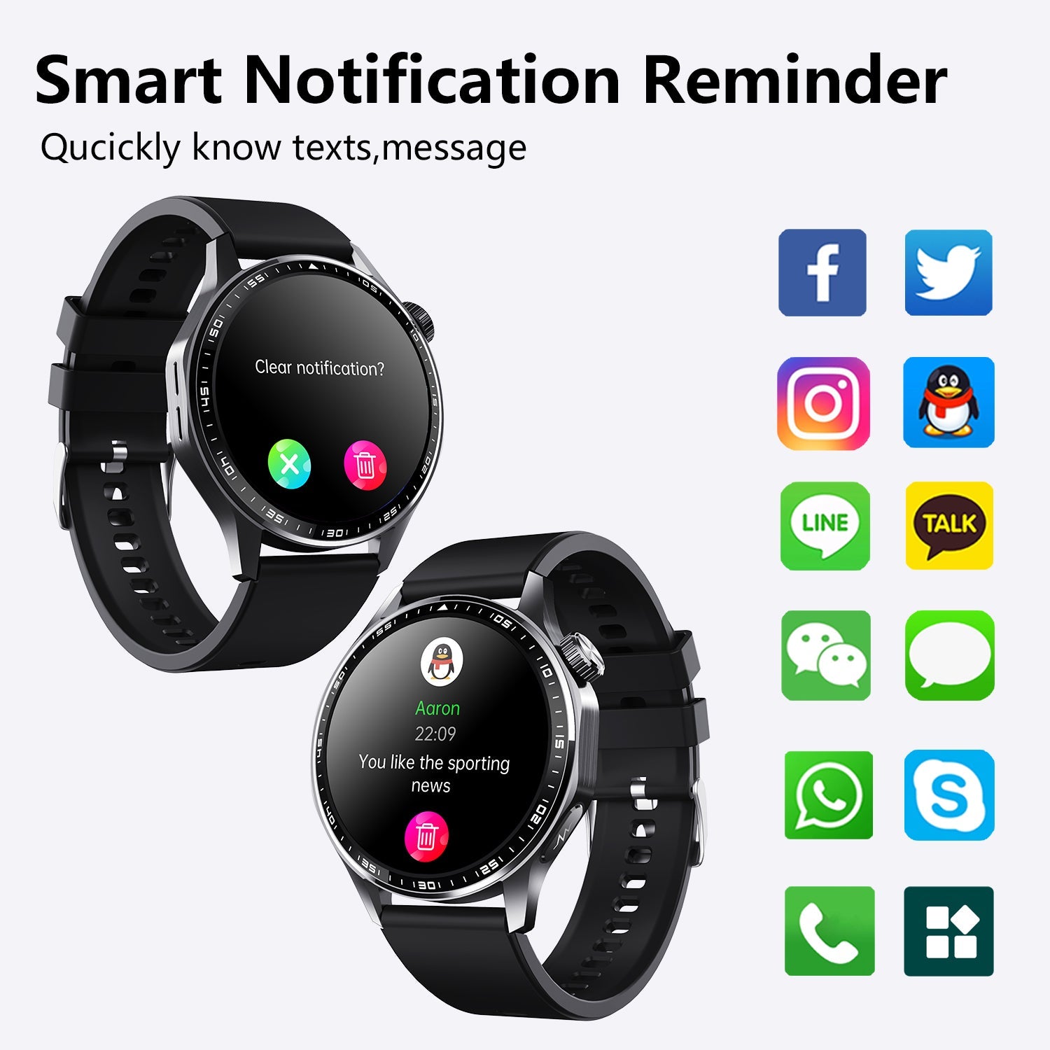 Advanced Health and Fitness Smartwatch with Tools to Manage Stress and Sleep, ECG App, SpO2, 24/7 Heart Rate - Partij stunter