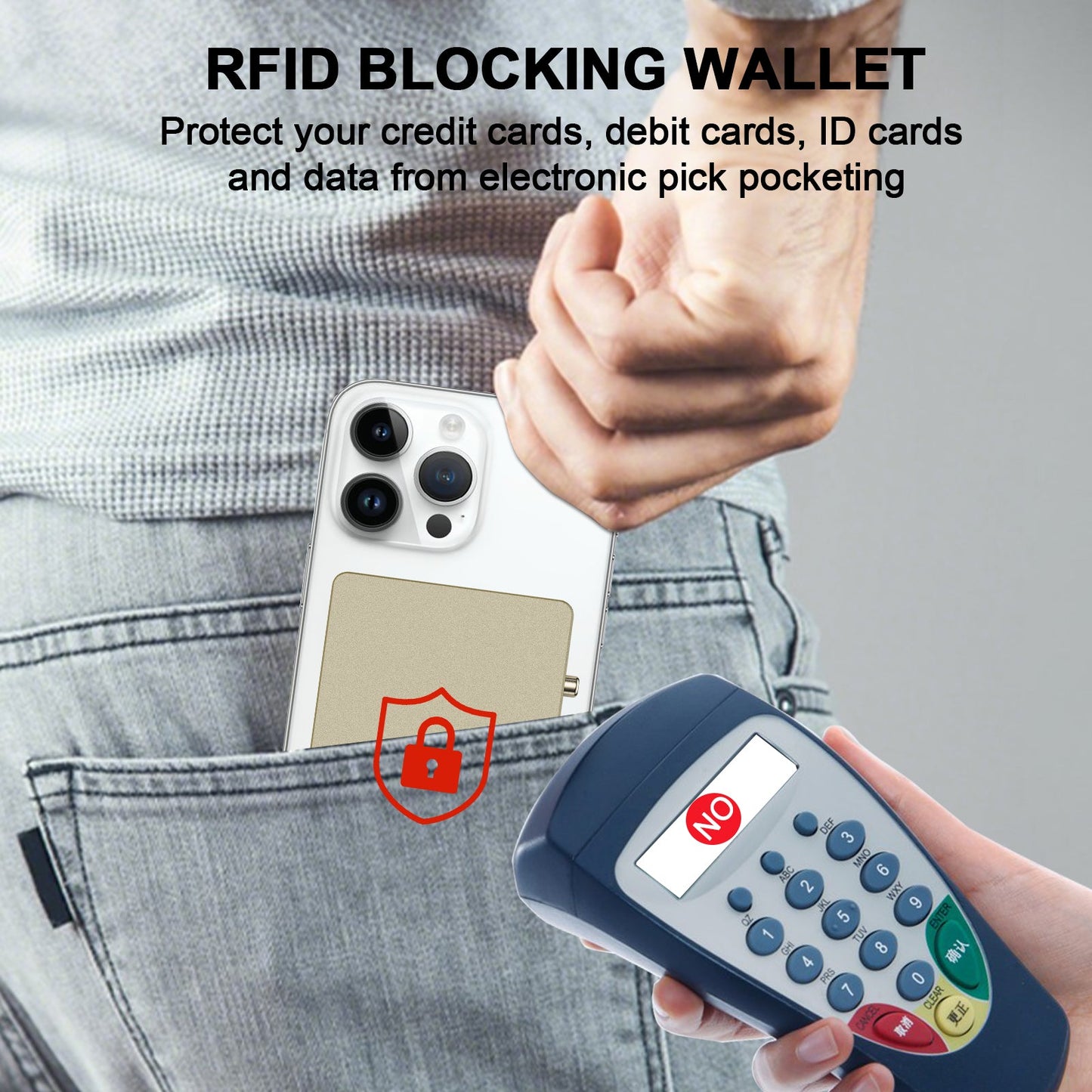 TOYFID All - Aluminum Pop Up Slide Rfid Slim Card Holder Wallet With Airtag Holder - Partij stunter