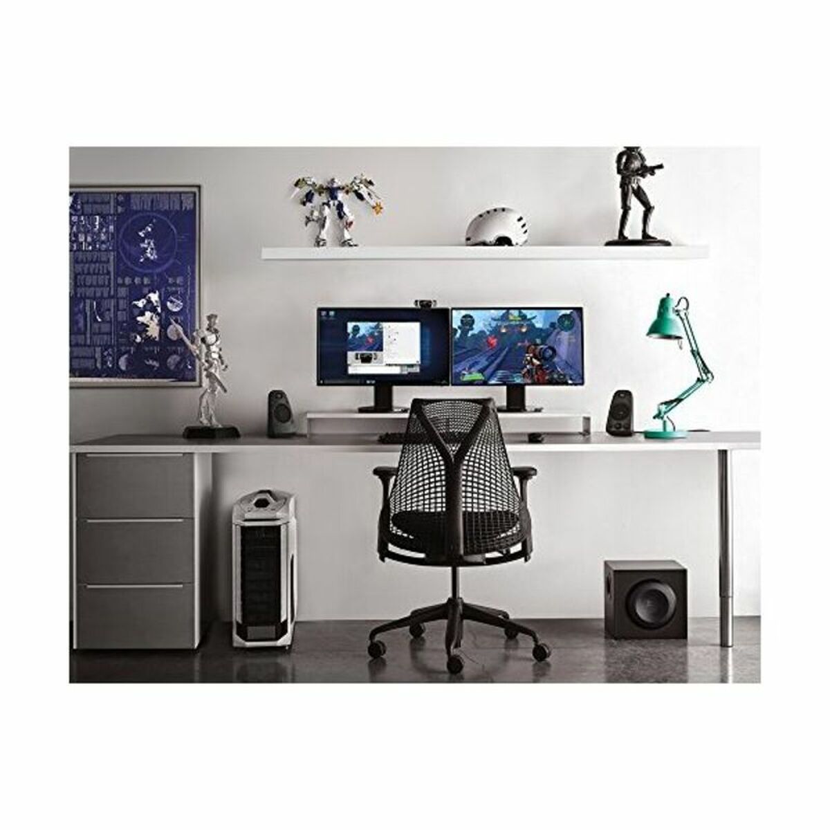Gaming Speakers Logitech 980 - 001256 2.1 Black 200W - Partij stunter