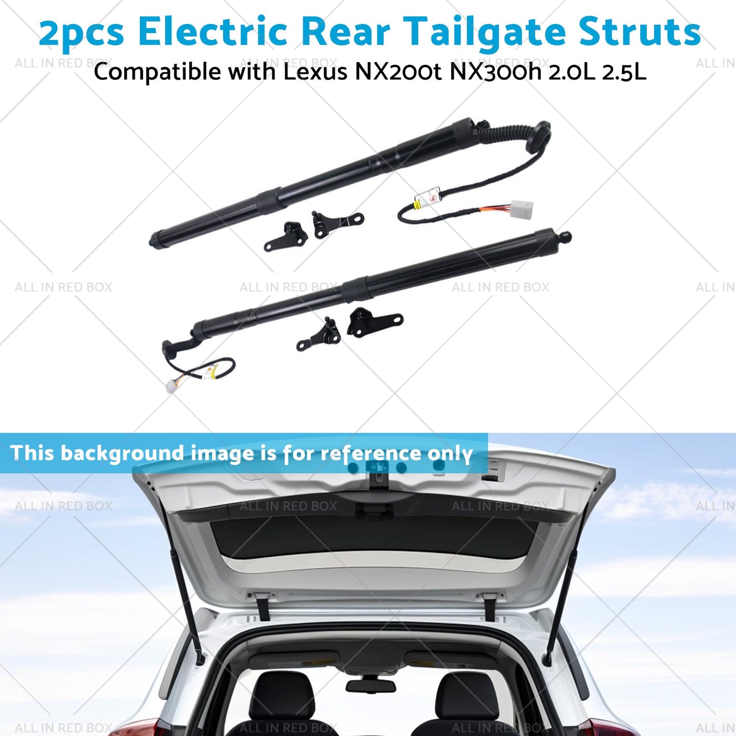 2pcs Rear Tailgate Struts Suitablefor 15 - 20 Lexus NX200t NX300h 2. 0L 2. 5L - Partij stunter