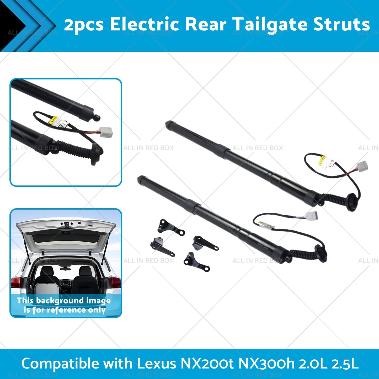 2pcs Rear Tailgate Struts Suitablefor 15 - 20 Lexus NX200t NX300h 2. 0L 2. 5L - Partij stunter