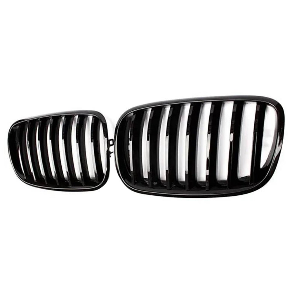 Front Bumper Kidney Grill Grille Gloss Suitable For BMW E70 X5 E71 X6 2007 - 2013 - Partij stunter