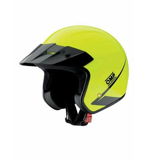 Helmet OMP star Yellow White S - Partij stunter