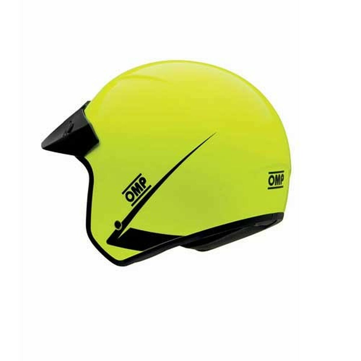 Helmet OMP star Yellow White S - Partij stunter