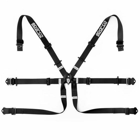 Harness with 6 fastening points Sparco S04819H2NR Black - Partij stunter