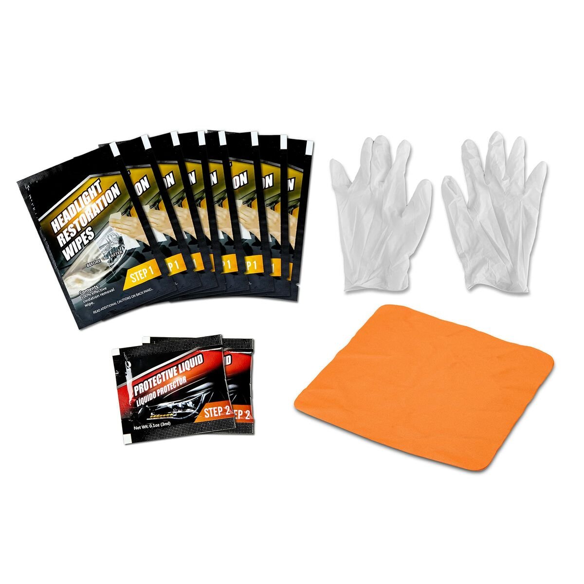 Headlight Restoration Wipes Motorkit MOT1004 - Partij stunter