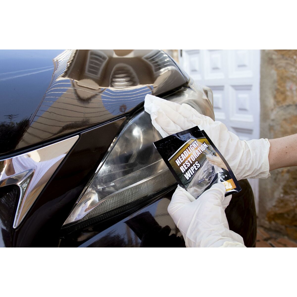 Headlight Restoration Wipes Motorkit MOT1004 - Partij stunter
