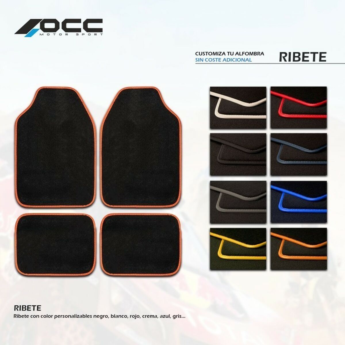 Car Floor Mat Set OCC Motorsport OCCHY0013 5 Pieces - Partij stunter