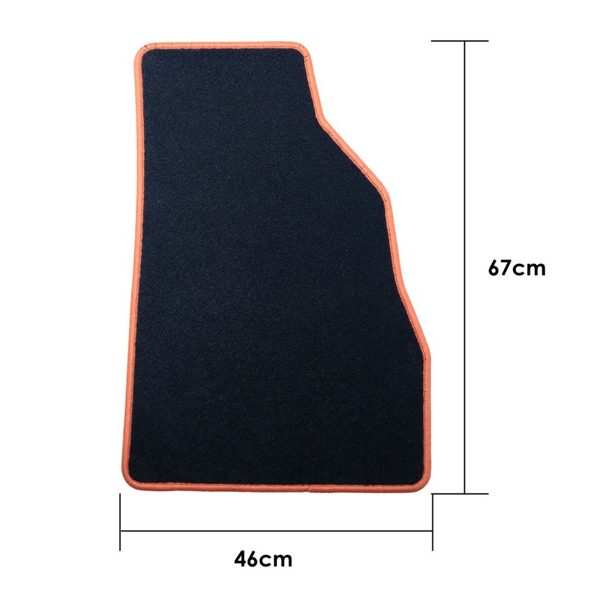 Car Floor Mat Set OCC Motorsport OCCCT0042YE CITROEN Nemo 5 Pieces - Partij stunter