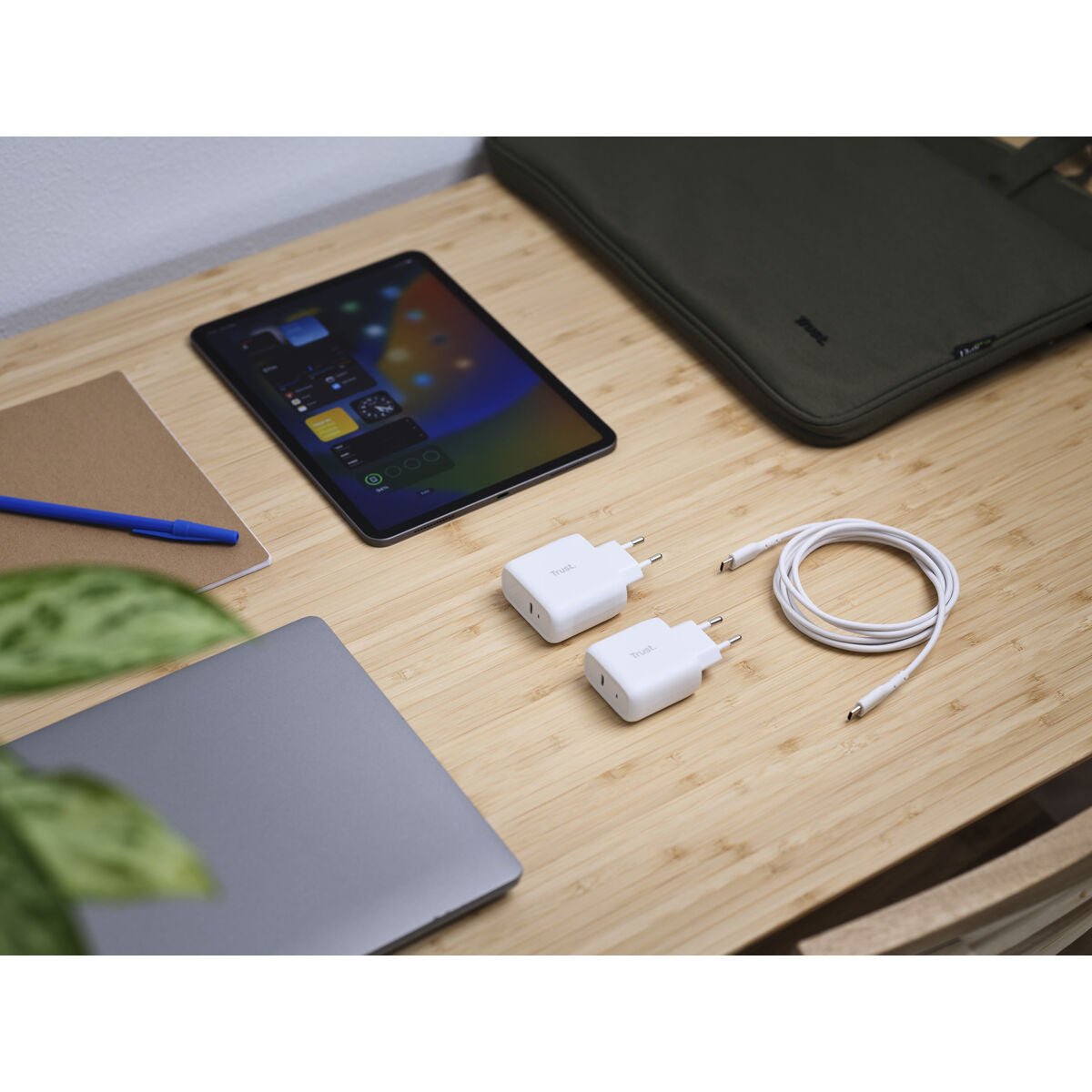 Wall Charger Trust 25138 White - Partij stunter
