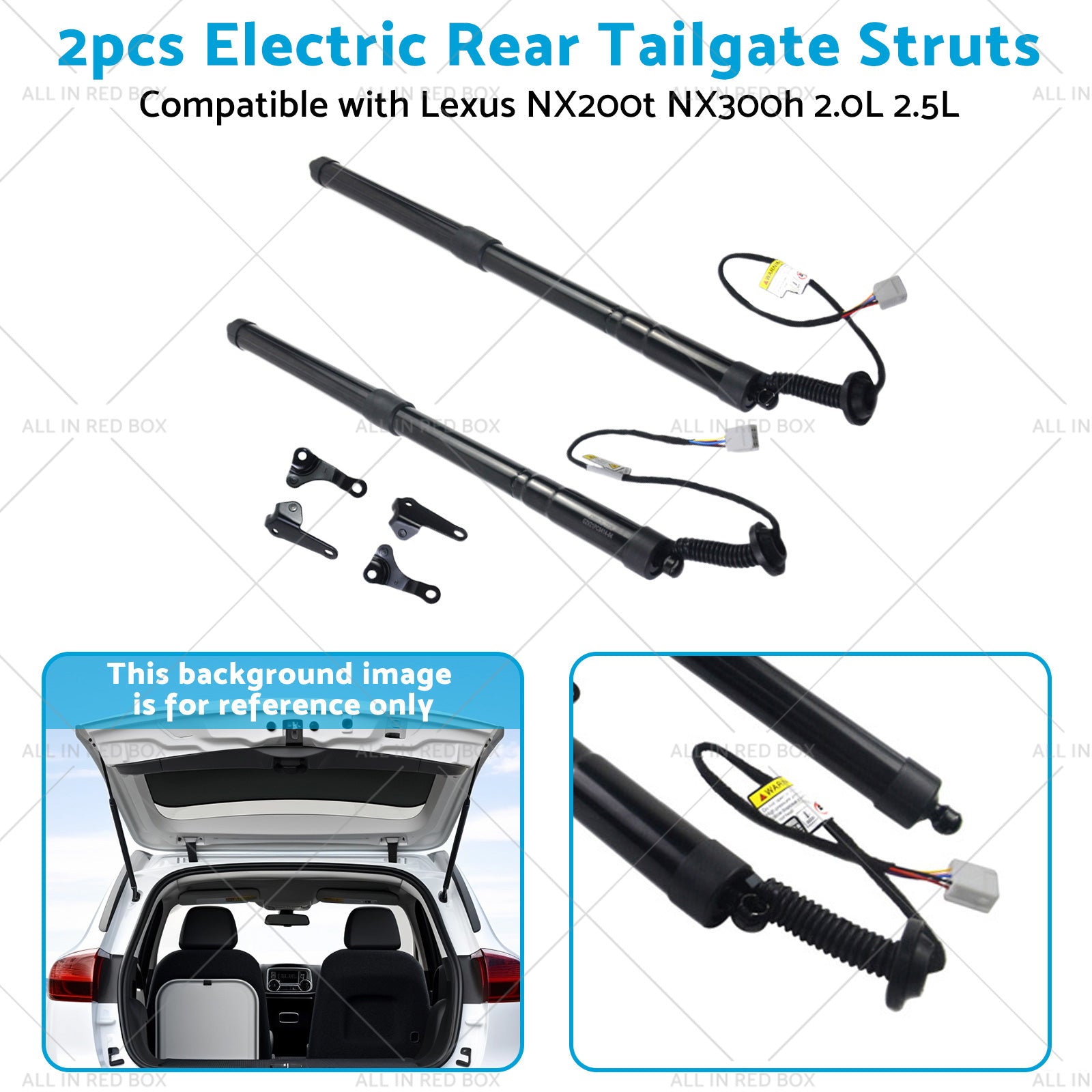 2pcs Rear Tailgate Struts Suitablefor 15 - 20 Lexus NX200t NX300h 2. 0L 2. 5L - Partij stunter