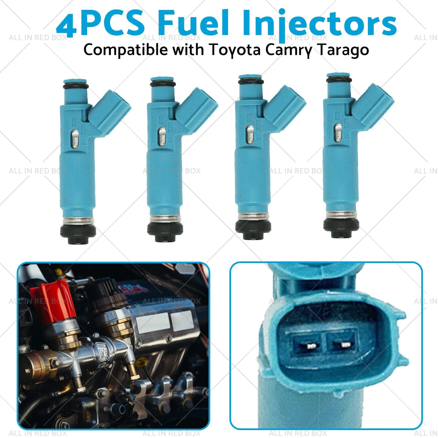 4PCS Fuel Injectors Suitable for Toyota Camry Tarago Avensis Verso 2AZ - FE 00 - 11 - Partij stunter