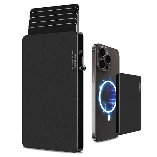 TOYFID All - Aluminum Pop Up Slide Rfid Slim Basic Card personalized wallet for men - Partij stunter