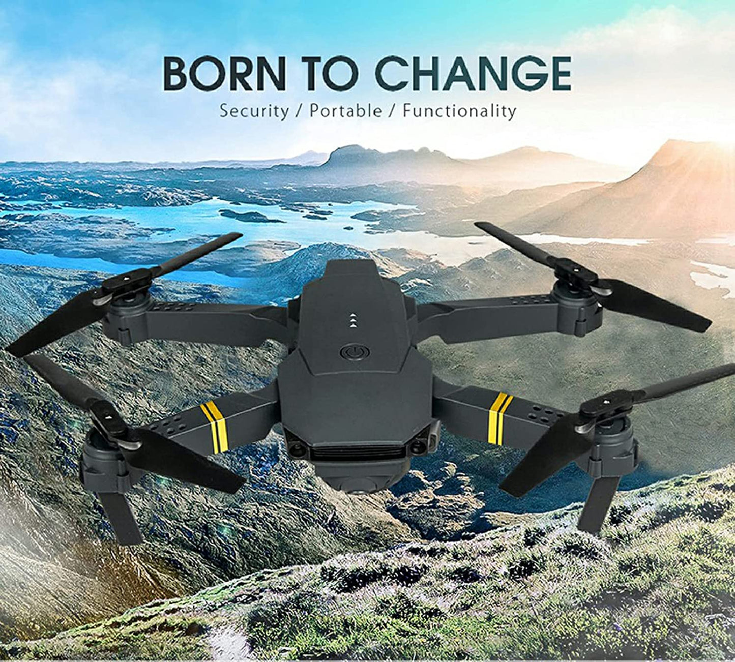 4K HD Dual Camera RC FPV WiFi Portable Wide Angle Foldable Quadcopter Drone - Partij stunter