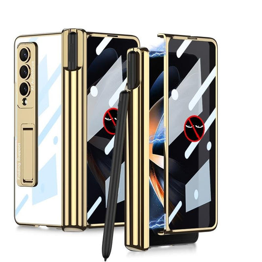 NNEDSZ Foldable Magnetic Privacy Case With Pen Holder - Fits 4Th Generation Ipad - Partij stunter