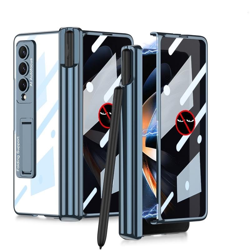 NNEDSZ Foldable Magnetic Privacy Case With Pen Holder - Fits 4Th Generation Ipad - Partij stunter