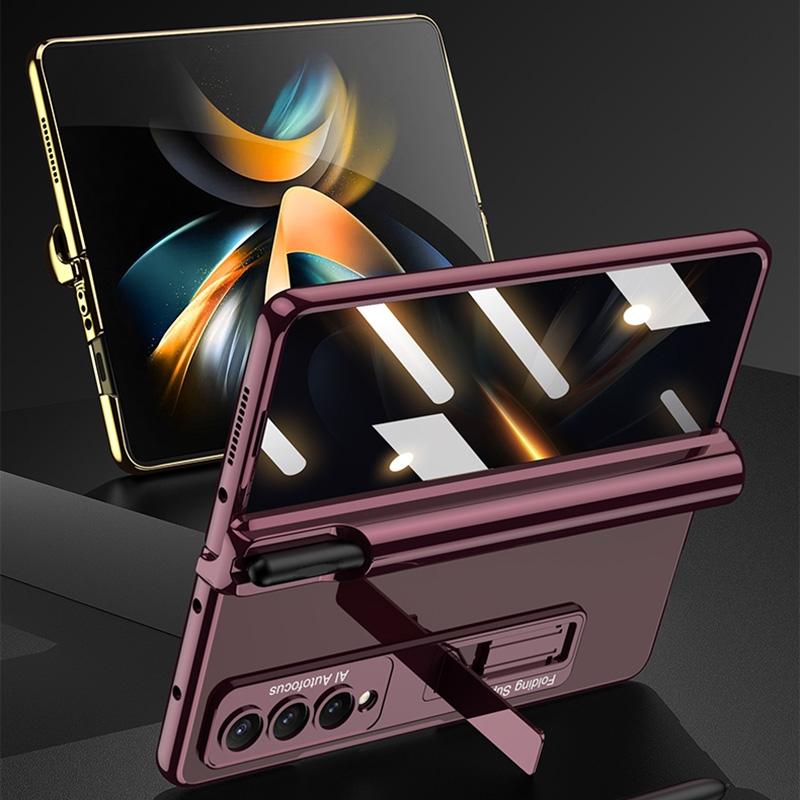 NNEDSZ Foldable Magnetic Privacy Case With Pen Holder - Fits 4Th Generation Ipad - Partij stunter