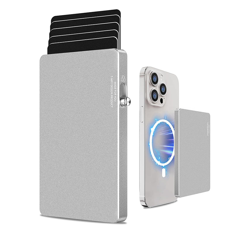 TOYFID All - Aluminum Pop Up Slide Rfid Slim Basic Card personalized wallet for men - Partij stunter
