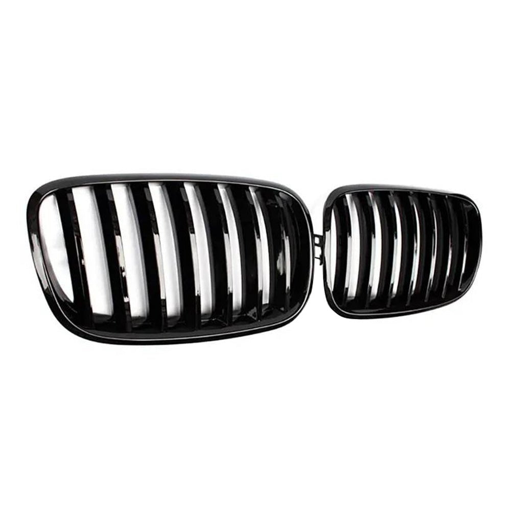 Front Bumper Kidney Grill Grille Gloss Suitable For BMW E70 X5 E71 X6 2007 - 2013 - Partij stunter
