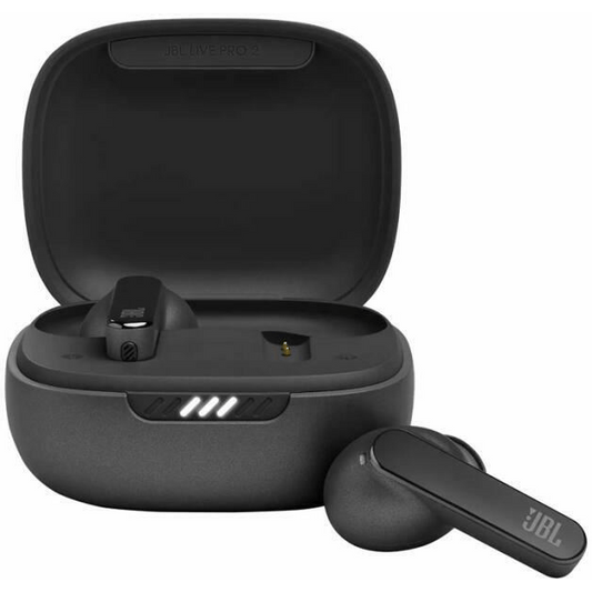 JBL Live Pro 2 TWS zajszűrős Bluetooth fülhallgató fekete(JBL - LIVEPRO2TWS - BLK) (JBL - LIVEPRO2TWS - BLK) - Partij stunter