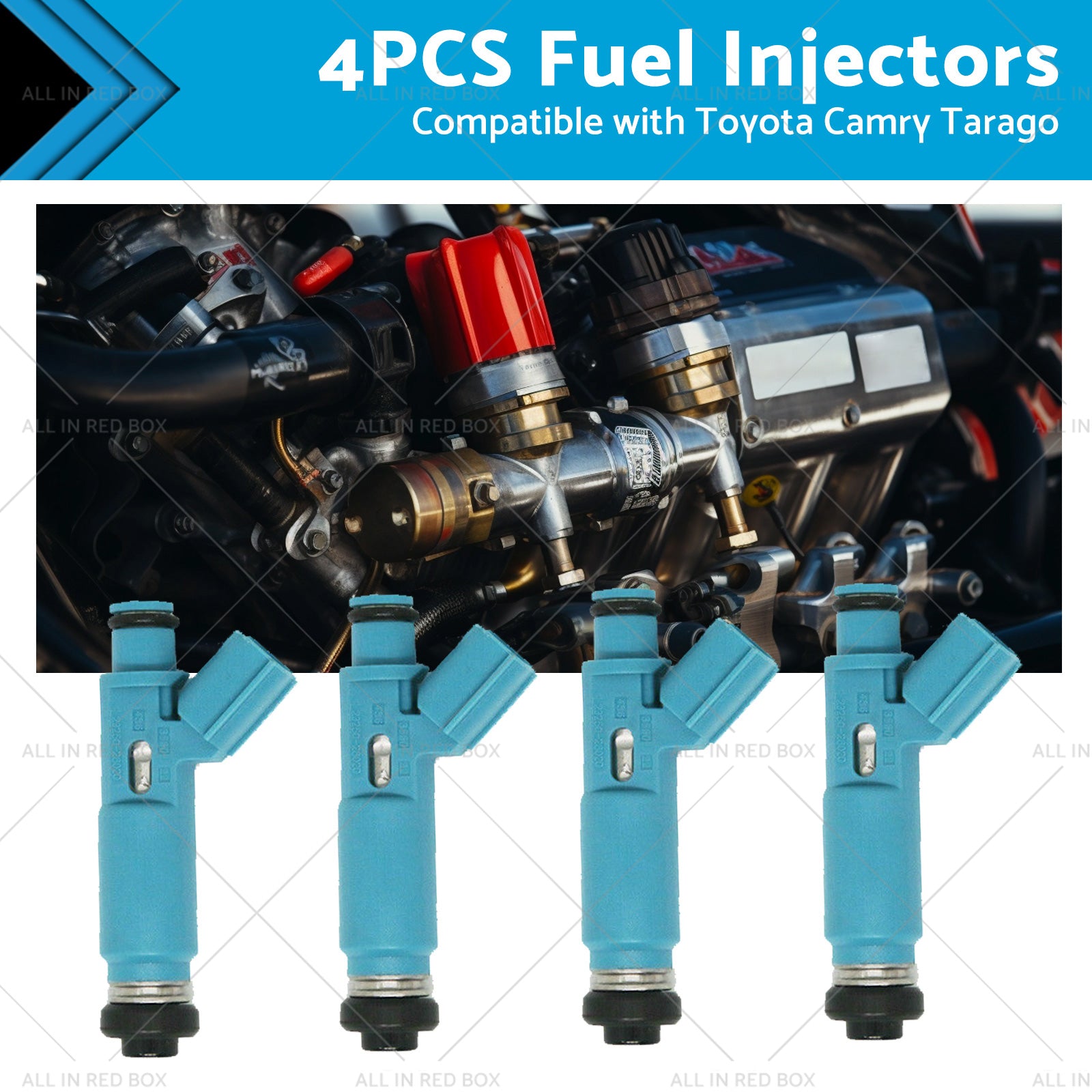 4PCS Fuel Injectors Suitable for Toyota Camry Tarago Avensis Verso 2AZ - FE 00 - 11 - Partij stunter