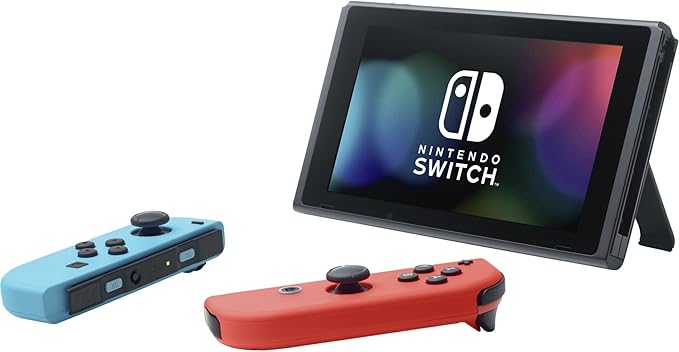 Nintendo Switch Console with Neon Red & Neon Blue Joy - Con (V2) - Partij stunter