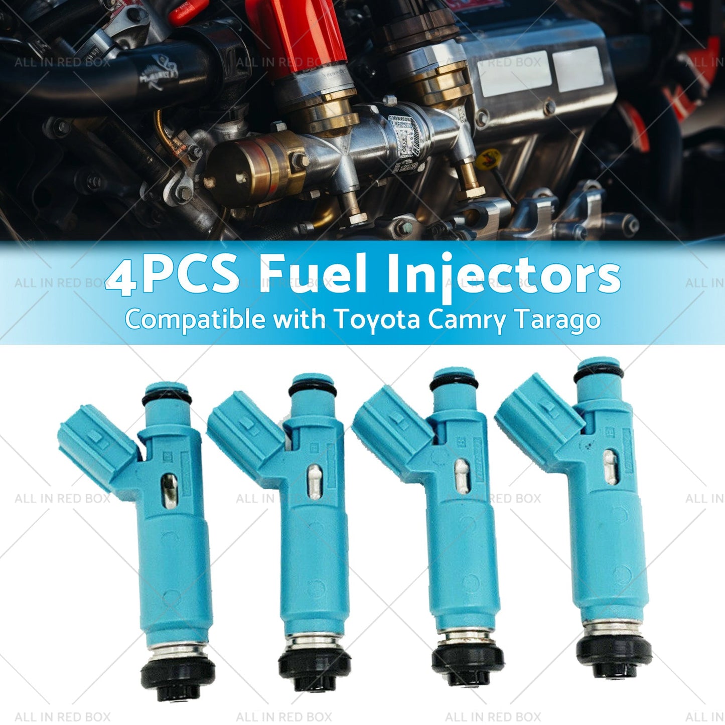 4PCS Fuel Injectors Suitable for Toyota Camry Tarago Avensis Verso 2AZ - FE 00 - 11 - Partij stunter